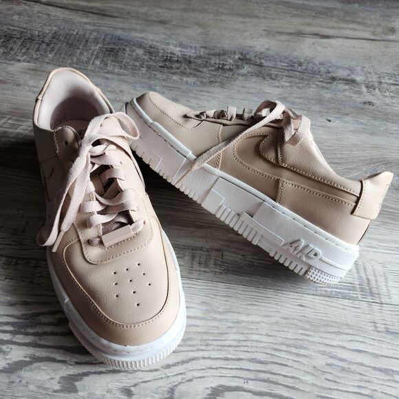 Nike Shoes - (9) Nike Air Force 1 Low PixelParticle Beige (Women's)